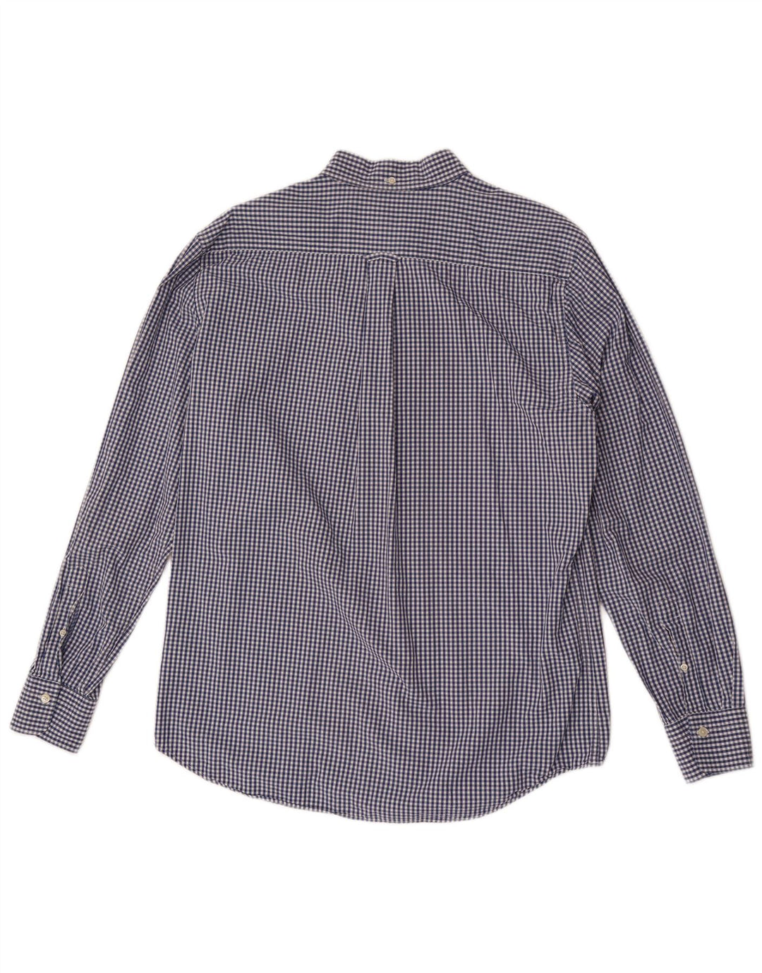 Gant Camicia da uomo vestibilità regolare taglia 41/42 16 1/2 grande percalle blu navy