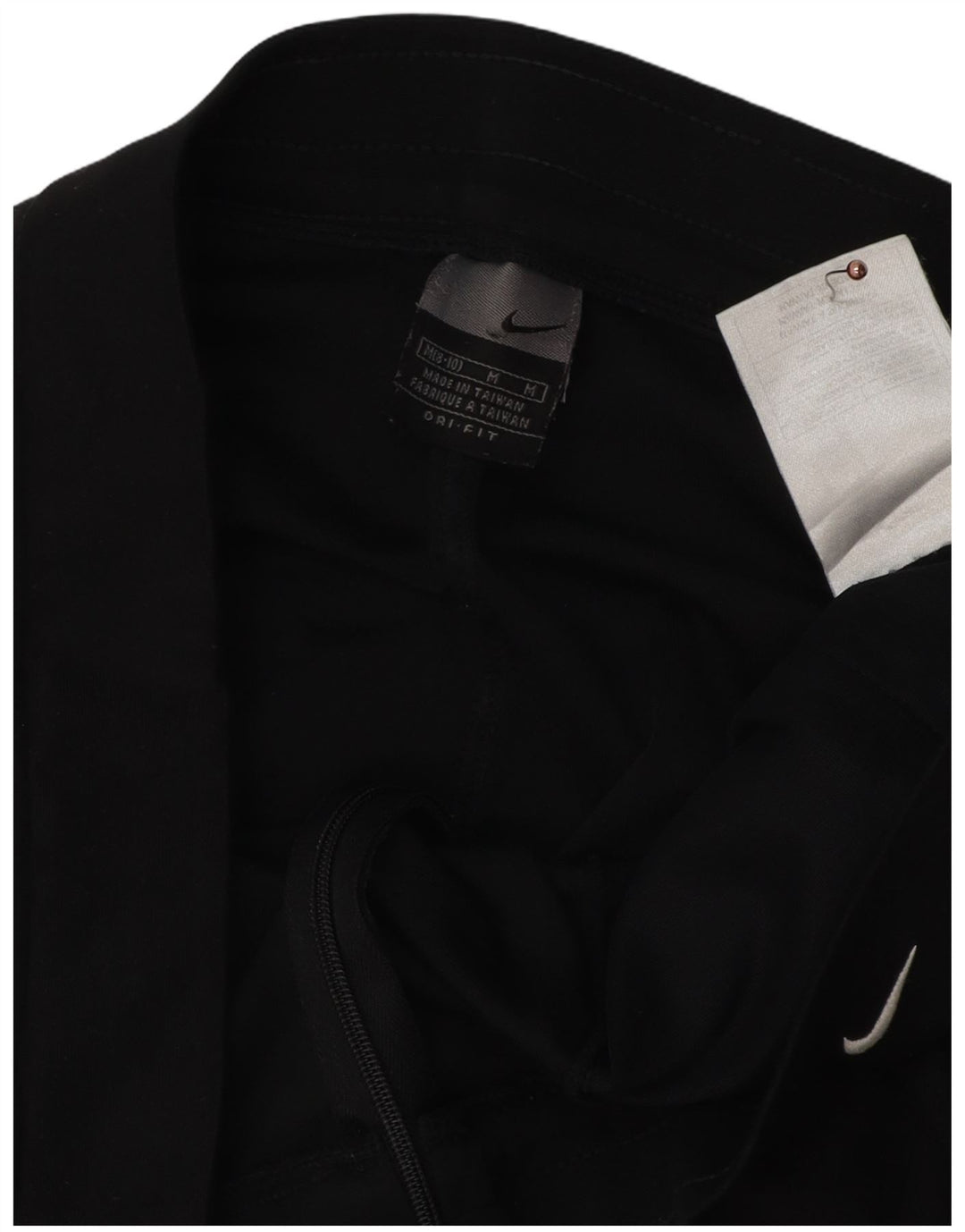 Pantaloni da tuta NIKE Dri Fit da donna US 8/10 Medium Nero Poliestere