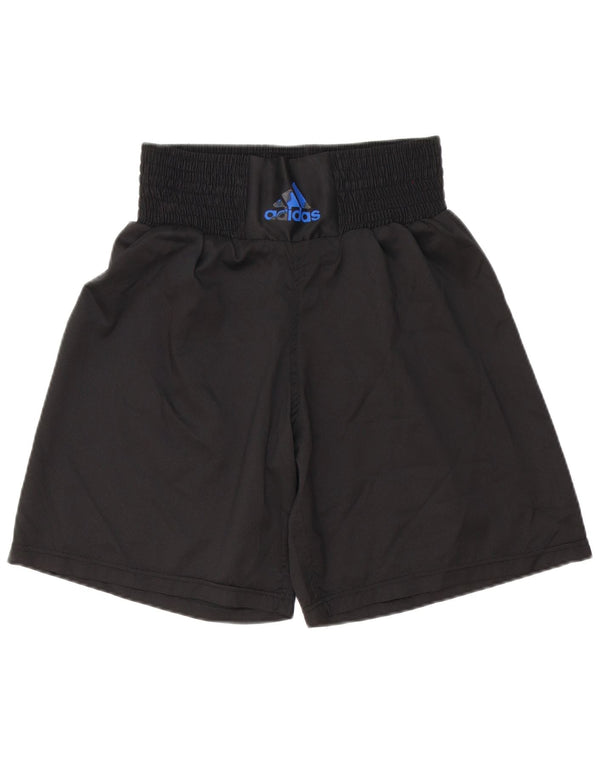 Pantaloncini sportivi da boxe da uomo Adidas piccoli sportivi in poliestere nero