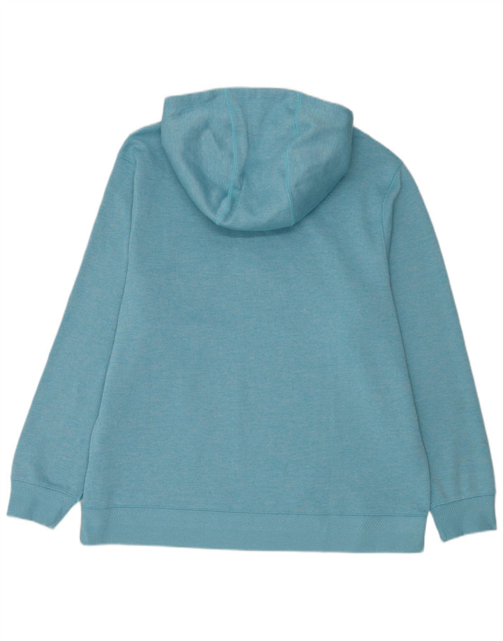 Maglia con cappuccio e zip Nike da uomo, XL, in poliestere blu