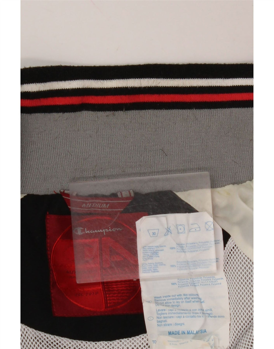 Giacca da tuta da uomo CHAMPION in poliestere grigio medio