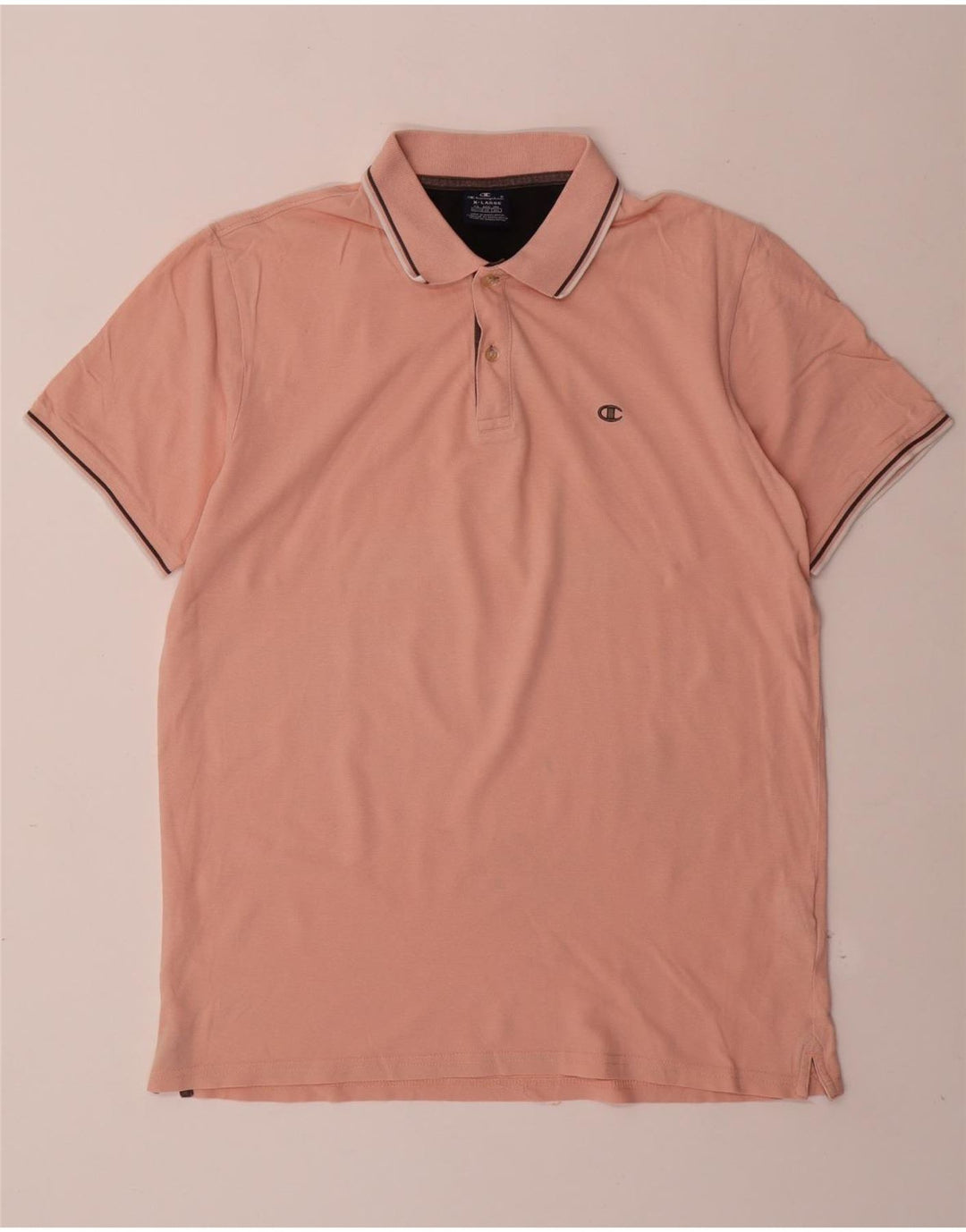 Polo da uomo CHAMPION XL in cotone rosa