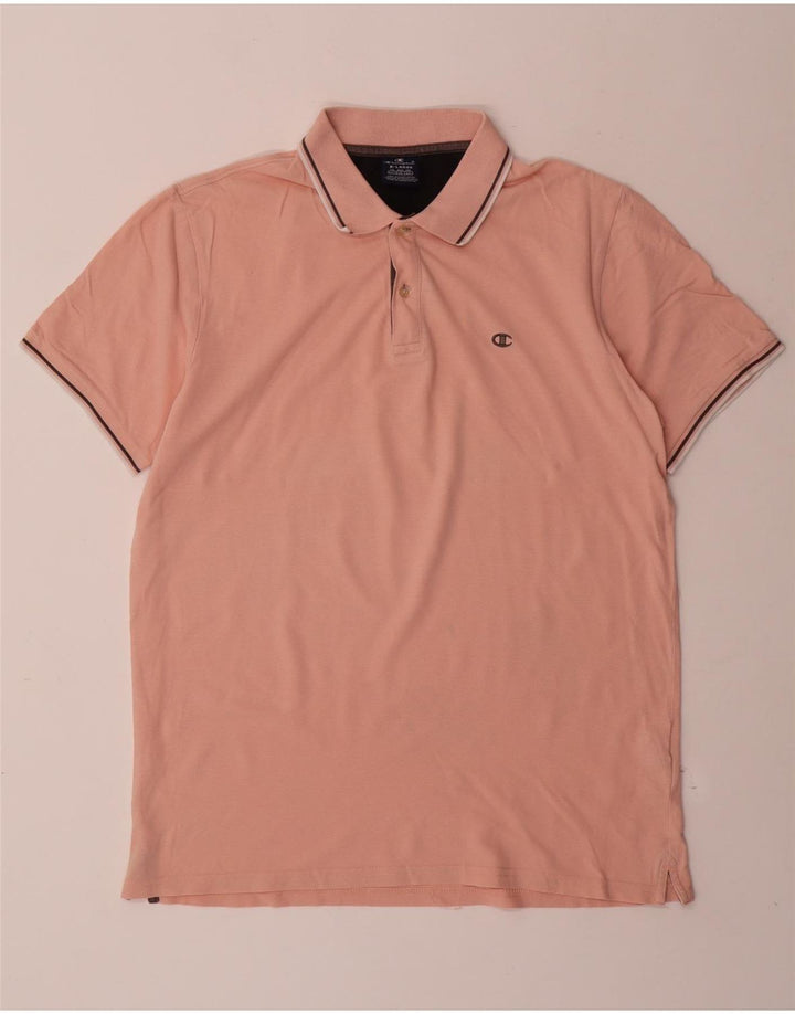 Polo da uomo CHAMPION XL in cotone rosa