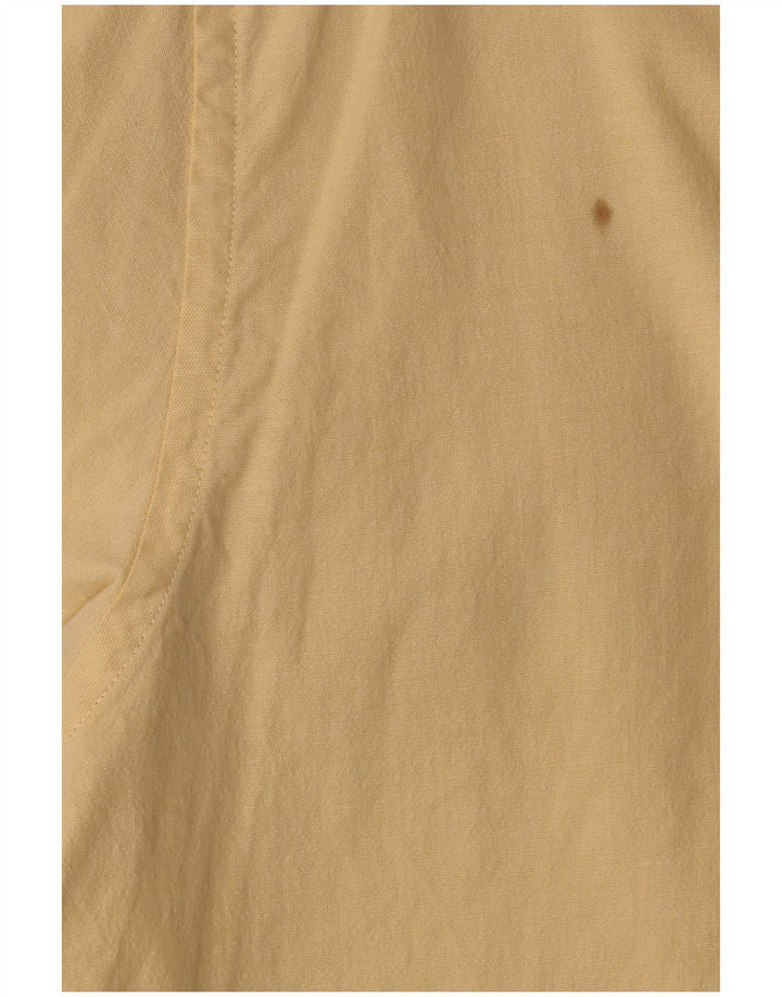 Camicia a maniche corte da uomo Eddie Bauer in cotone giallo medio
