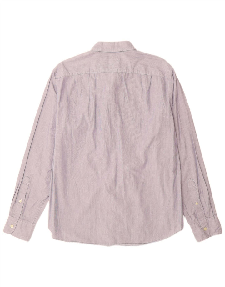 Camicia da uomo su misura J. Crew in cotone gessato blu medio