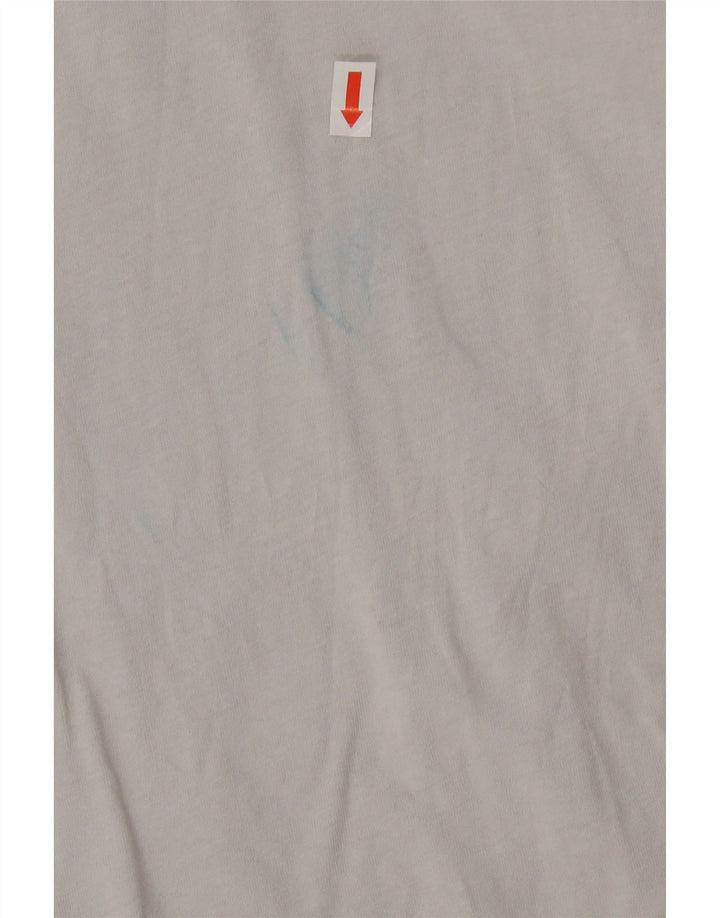 GAS Mens Graphic T-Shirt Top Large White Cotton