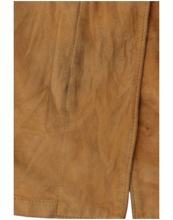 Giacca in pelle scamosciata da donna GIMO'S UK 12 Beige medio