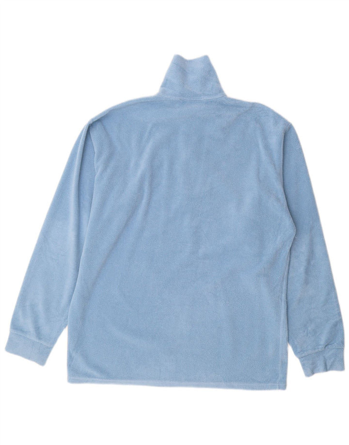 Maglione in pile da uomo FILA con zip e collo XL blu poliestere