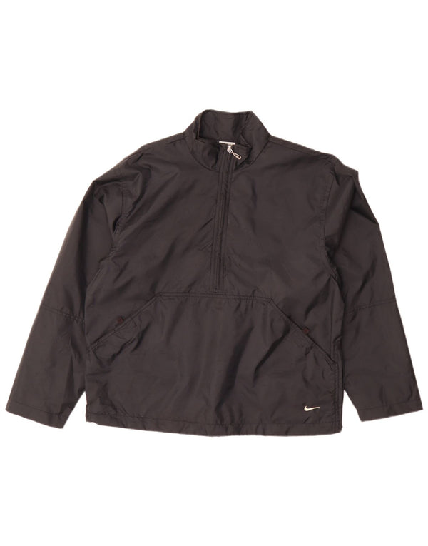 Giacca superiore della tuta pullover oversize da donna Nike US 8/10 Medium Nero