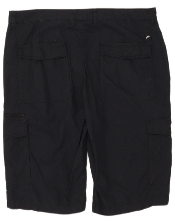 Pantaloncini cargo Nike da uomo W36 grandi in cotone nero