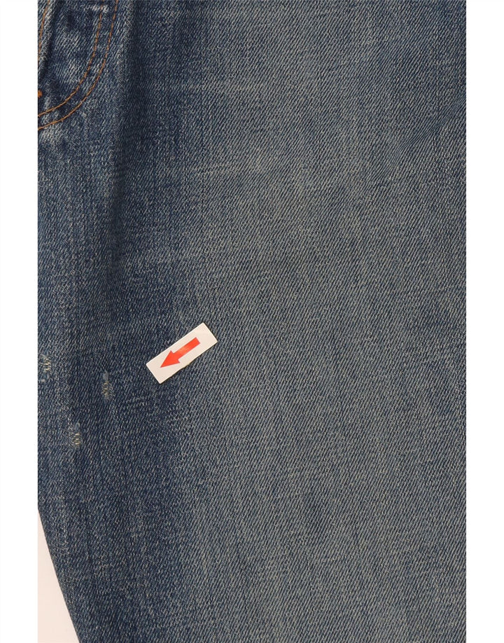 Levi's Uomo 501 Jeans dritti invecchiati W27 L32 Cotone Blu