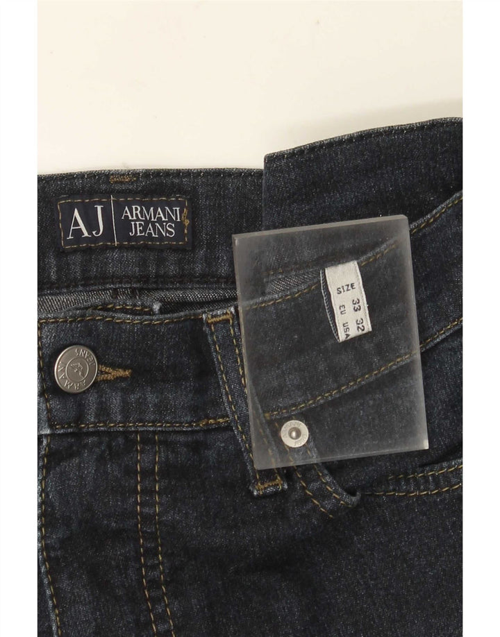 Jeans dritti da donna Armani Jeans W33 L34 Blu navy