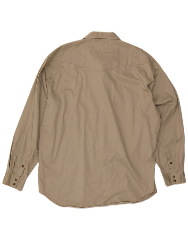 Camicia da uomo Wrangler 2XL in cotone beige