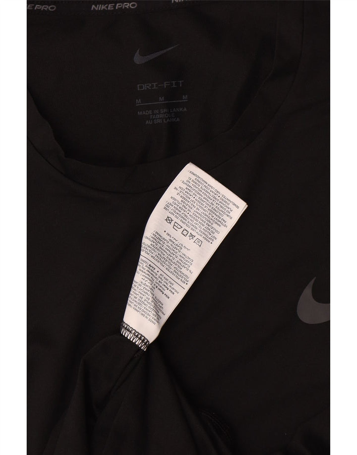 Canotta Nike Dri Fit da uomo, poliestere medio nero