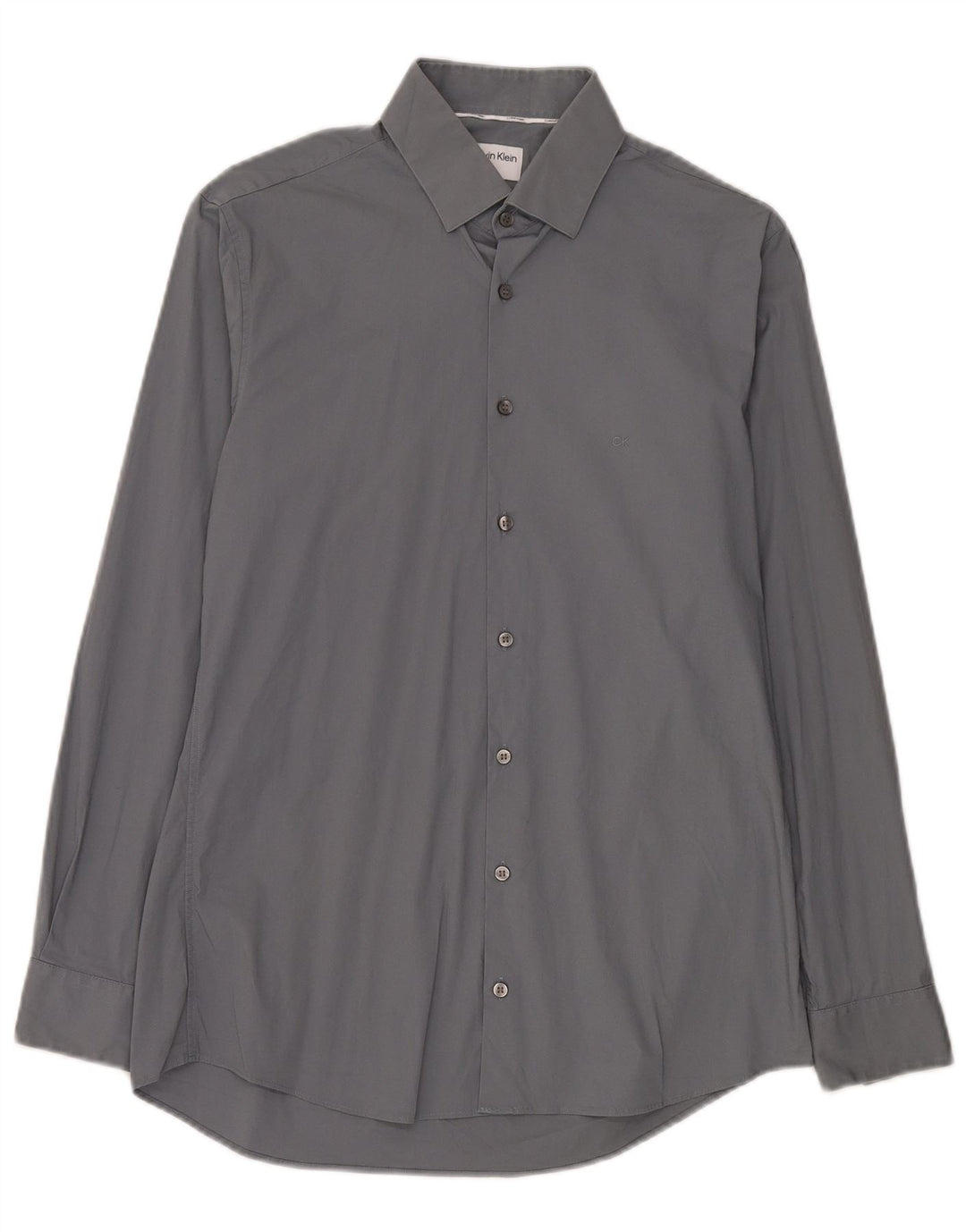 Camicia slim fit da uomo Calvin Klein taglia 39 grigio medio