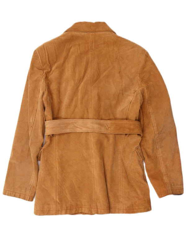 PIAZZA ITALIA Giacca Donna in Camoscio IT 42 Pelle Beige Medio