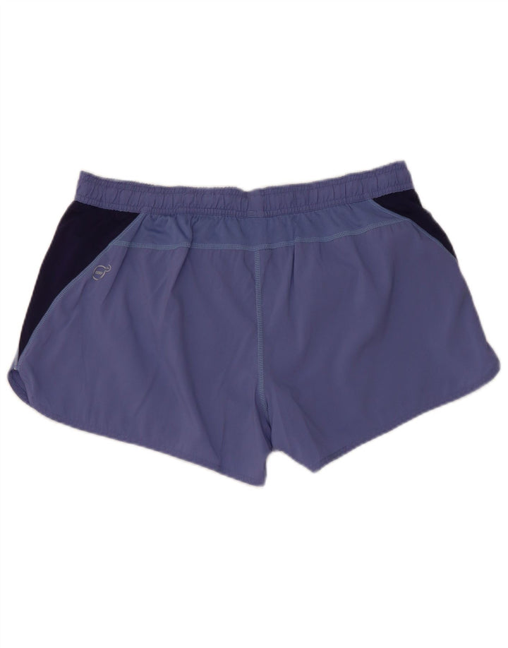Pantaloncini sportivi da donna Puma UK 14 Large Viola Colourblock Poliestere