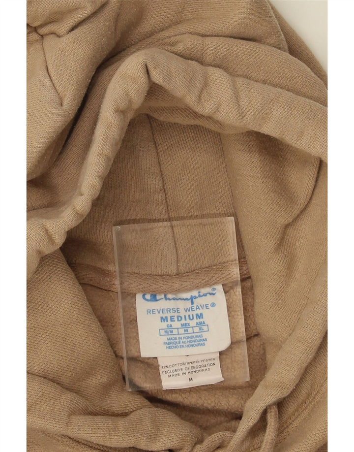 Maglione con cappuccio Champion Reverse Weave da uomo in cotone beige medio