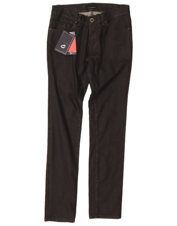 Jeans skinny da uomo a vita bassa Zara EU 31 medio W31 L31 cotone nero
