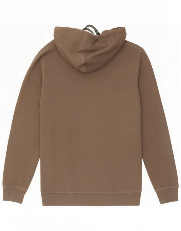 Carrera Maglione con cappuccio e zip da uomo grande in cotone kaki