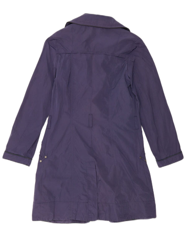 Trench da donna Calvin Klein Jeans UK 14 grande poliestere blu navy