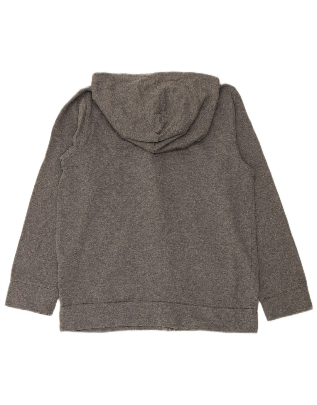 Felpa con cappuccio e zip grafica PUMA per ragazzi 12-13 anni, grande in cotone grigio