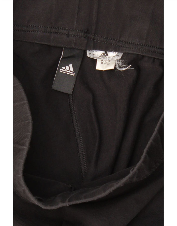 ADIDAS Womens Sport Shorts UK 12 Medium  Black Vintage Adidas and Second-Hand Adidas from Messina Hembry 