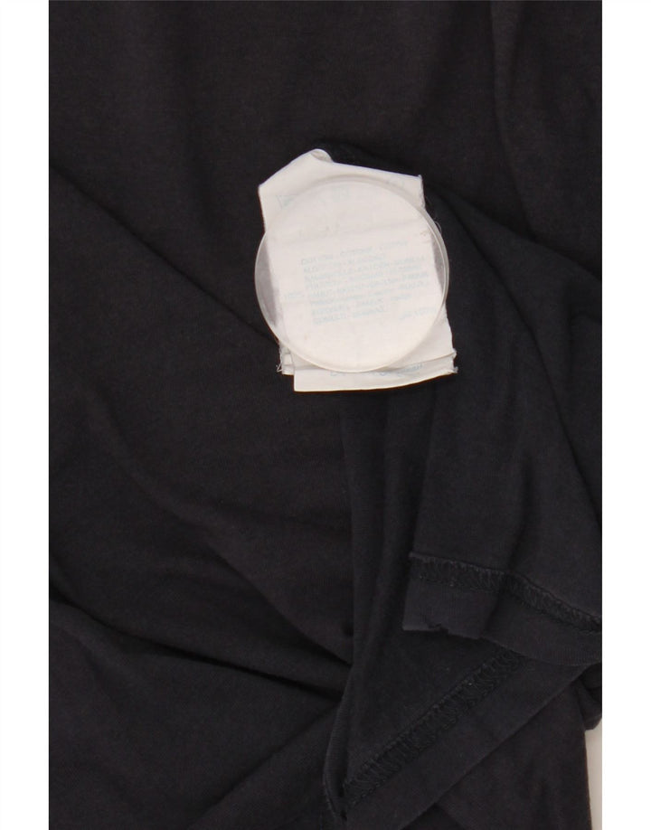 T-shirt grafica da uomo Champion Top in cotone blu navy medio