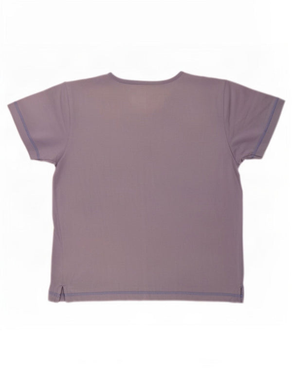 T-shirt grafica da donna Champion Top UK 12 viola medio