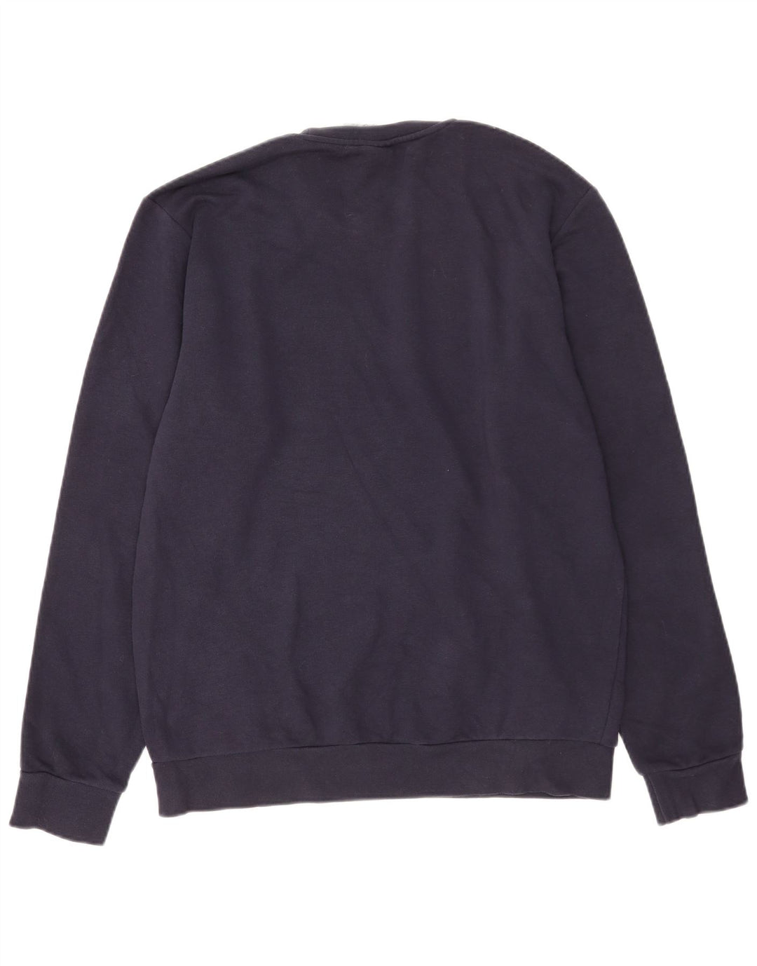 Felpa da uomo Adidas Maglione grande blu navy in cotone
