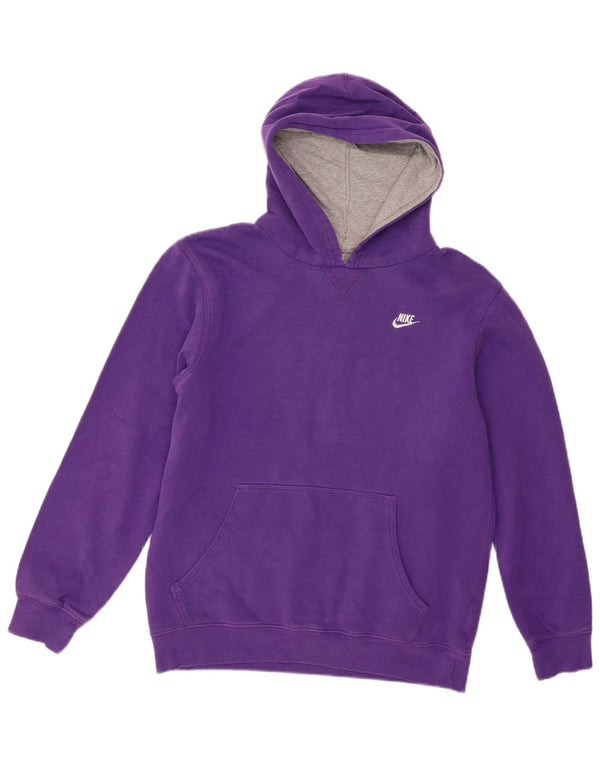 Felpa con cappuccio Nike da bambino 13-14 anni XL in cotone viola