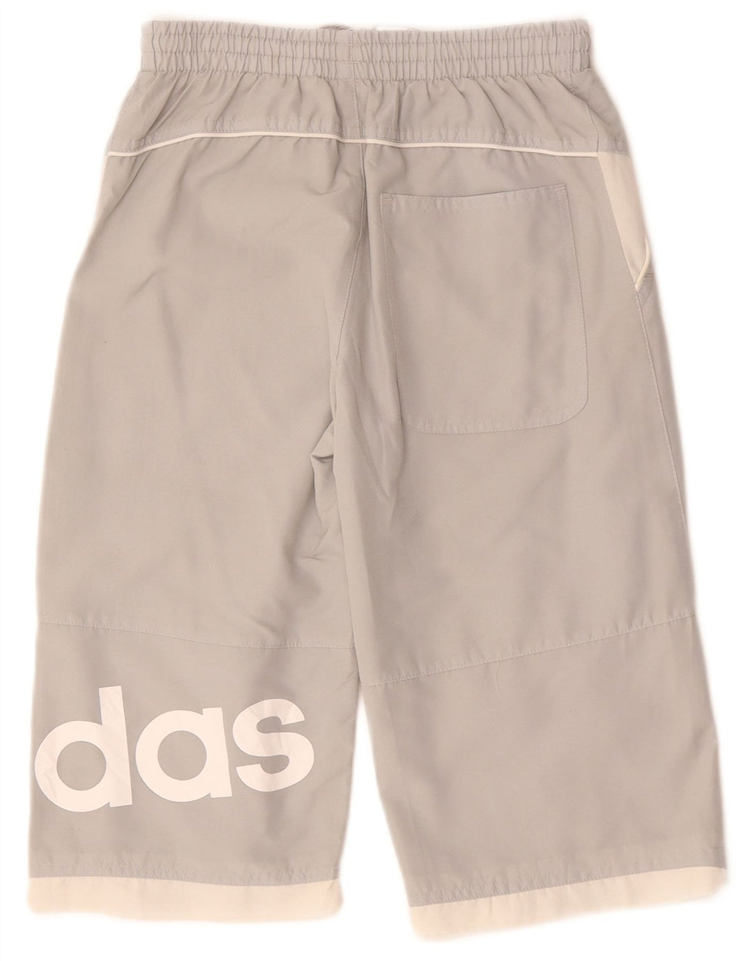 Pantaloncini sportivi Bermuda grafici ADIDAS da bambino 15-16 anni Colorblock grigio