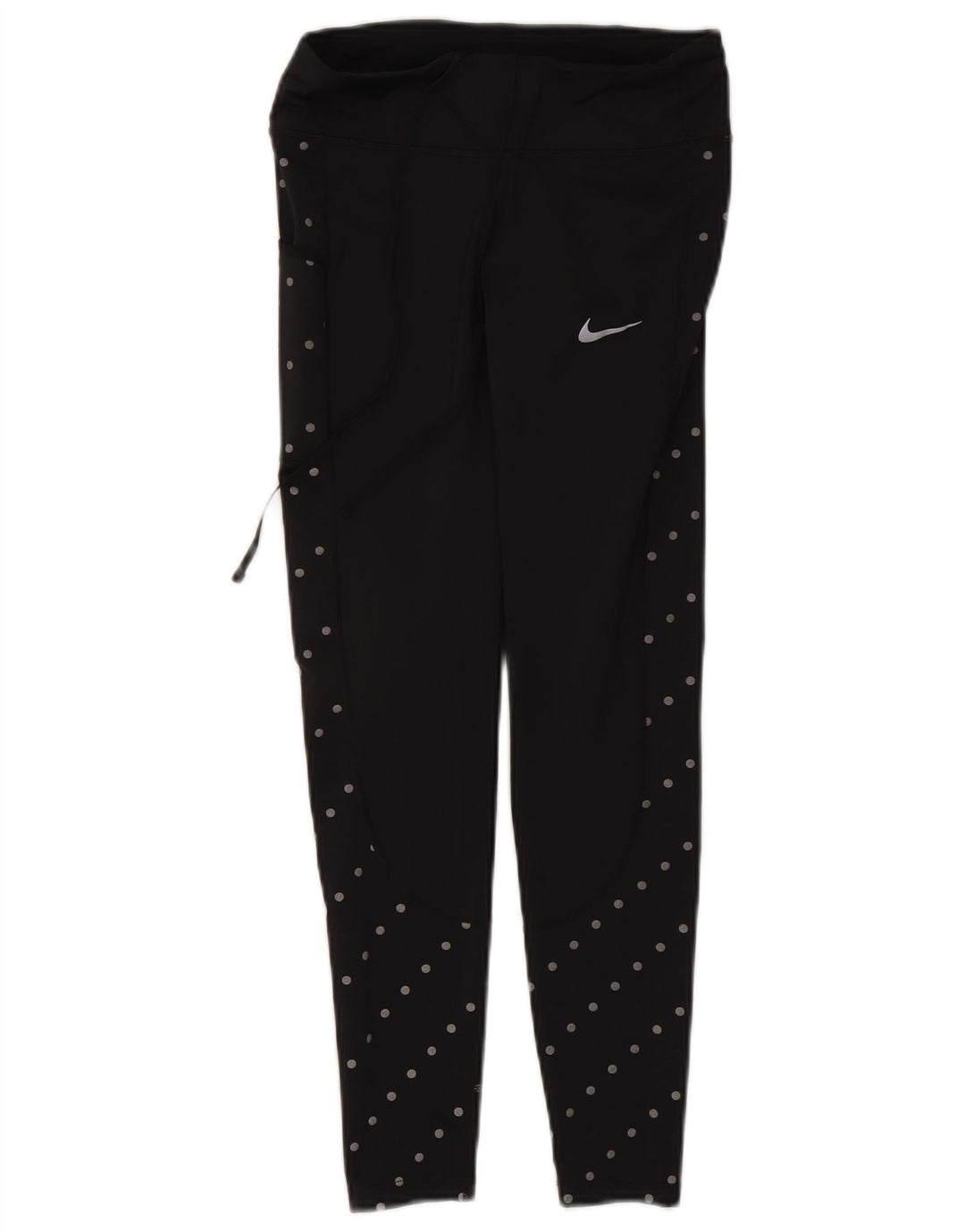 Leggings Nike da donna UK 8 Small poliestere maculato nero