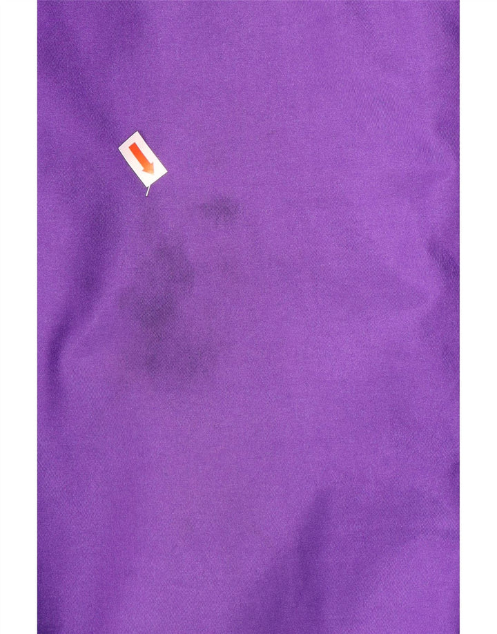 Pantaloni da sci vintage da uomo in nylon viola medio