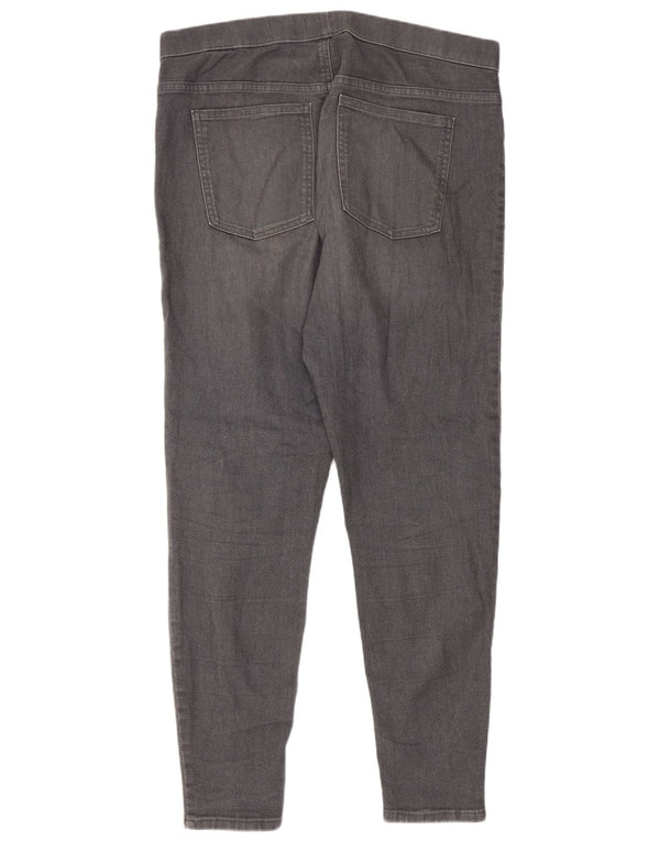 Marks & Spencer Jeans Jeggings da donna UK 16 Large W34 L28 Cotone grigio