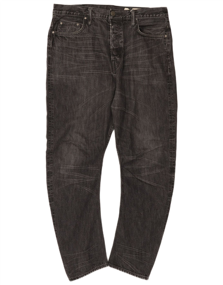 Jeans slim da uomo All Saints W34 L27 cotone nero