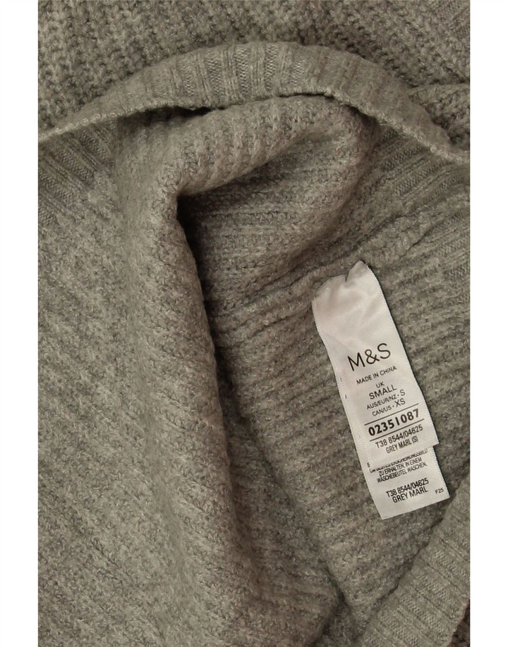 Canotta corta da donna Marks & Spencer UK 10 piccola poliestere grigio