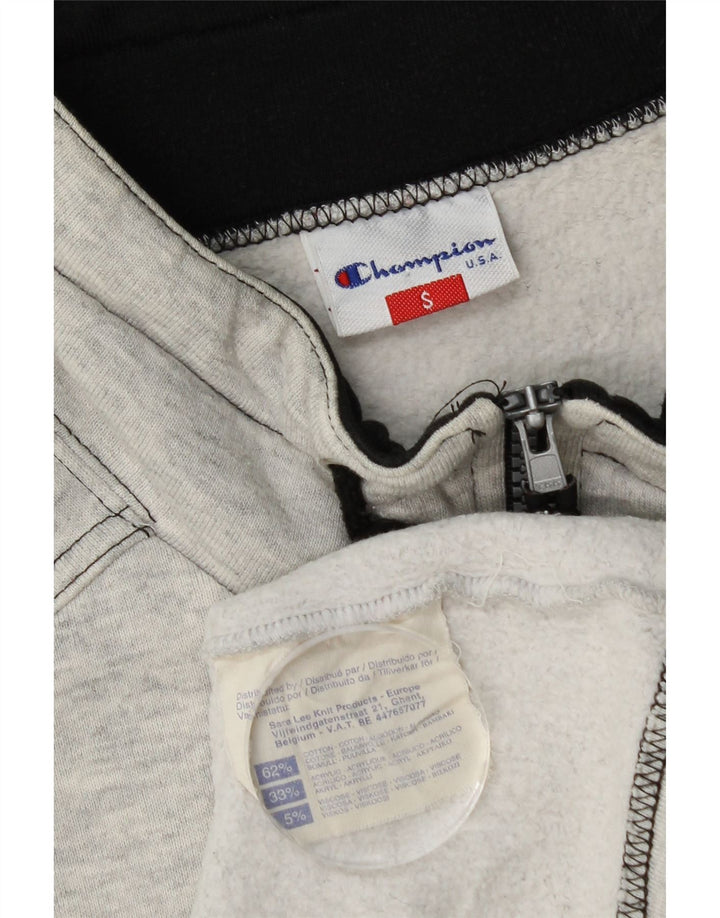 Giacca sportiva senza maniche con grafica Champion da uomo, piccola, in cotone grigio