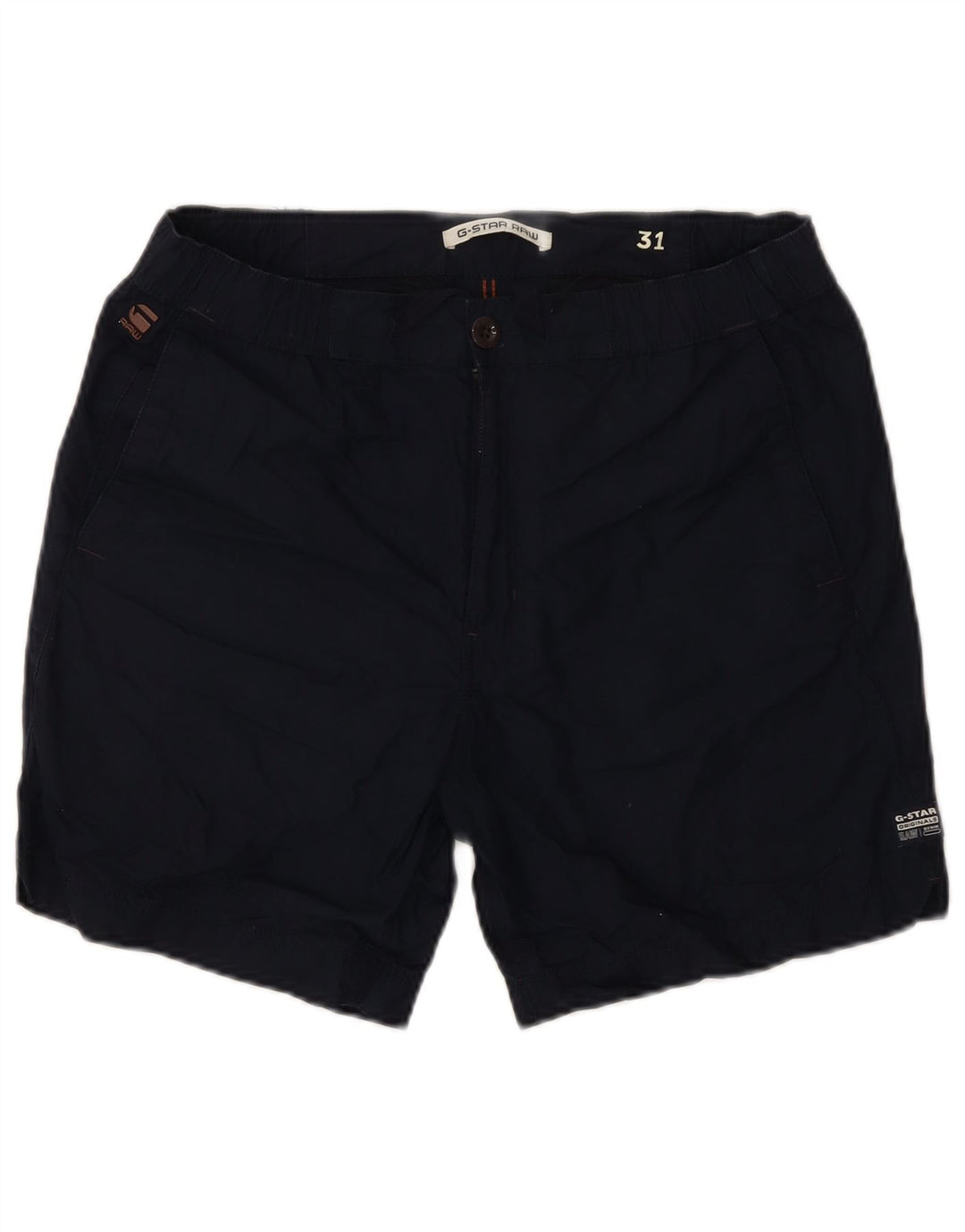 Pantaloncini cargo da uomo G-STAR W31 cotone blu navy medio