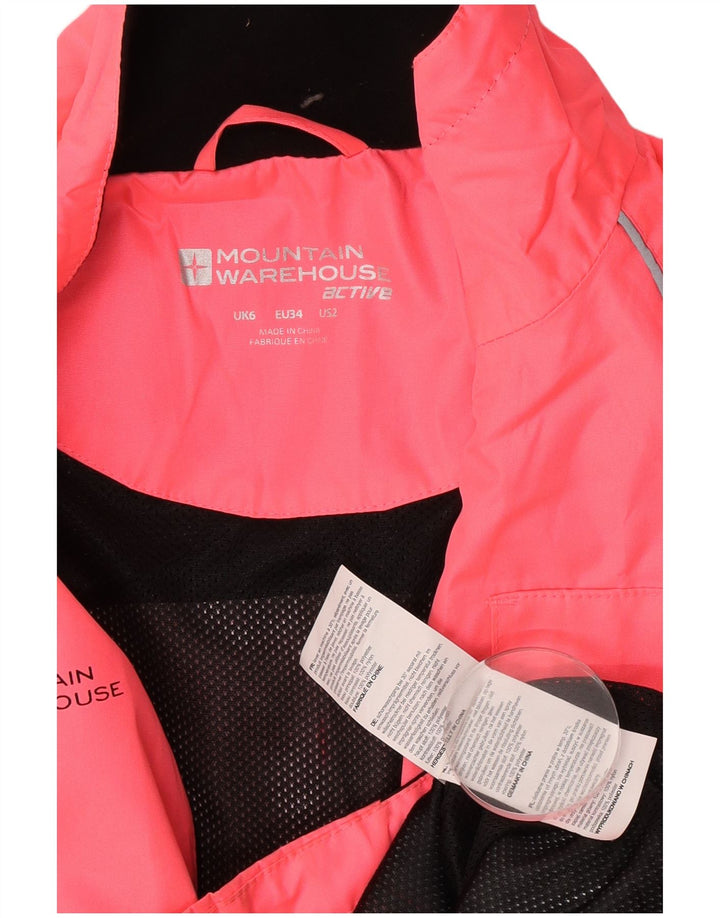 Giacca antipioggia da donna Mountain Warehouse UK 6 XS Poliestere color block rosa
