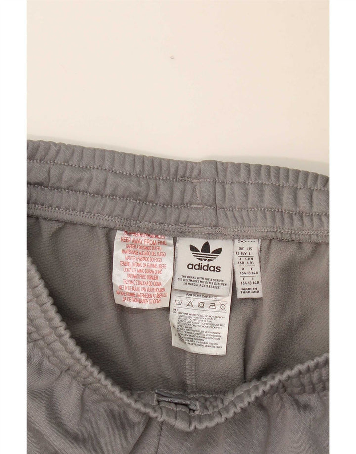 Pantaloncini sportivi Adidas da ragazzo con grafica 13-14 anni in poliestere mimetico grigio