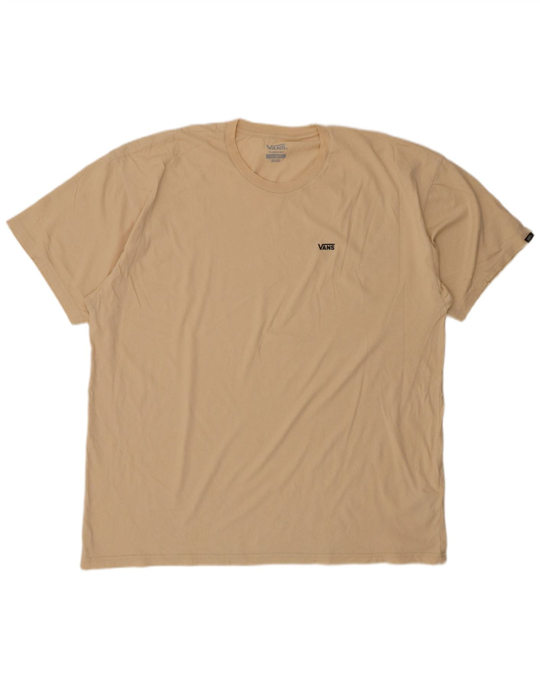 T-shirt da uomo con vestibilità classica VANS 2XL in cotone beige