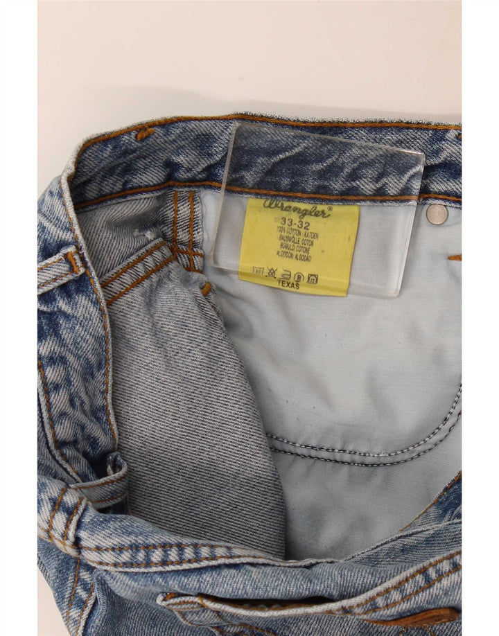 Jeans dritti da uomo Wrangler Texas W33 L32 cotone blu