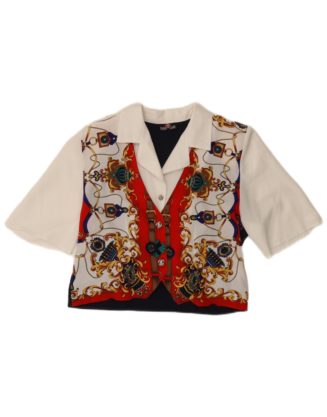 PARK LANE Camicetta corta da donna EU 38 Paisley medio multicolore