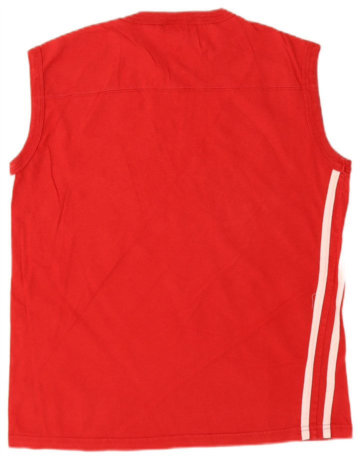 Canottiera grafica Converse All Star da uomo piccola in cotone rosso
