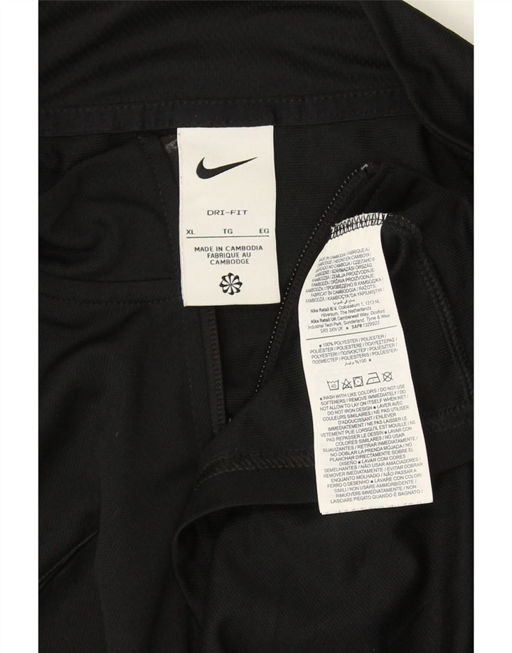 Giacca da tuta Nike Dri Fit da uomo XL nera in poliestere