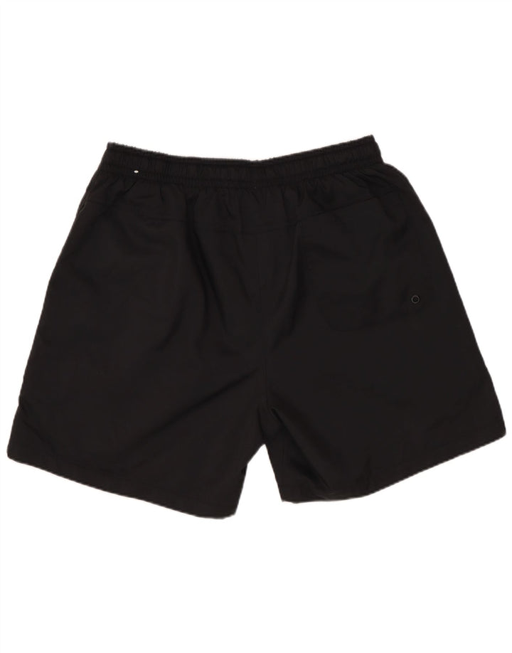 Pantaloncini da bagno da uomo NIKE piccoli neri in poliestere