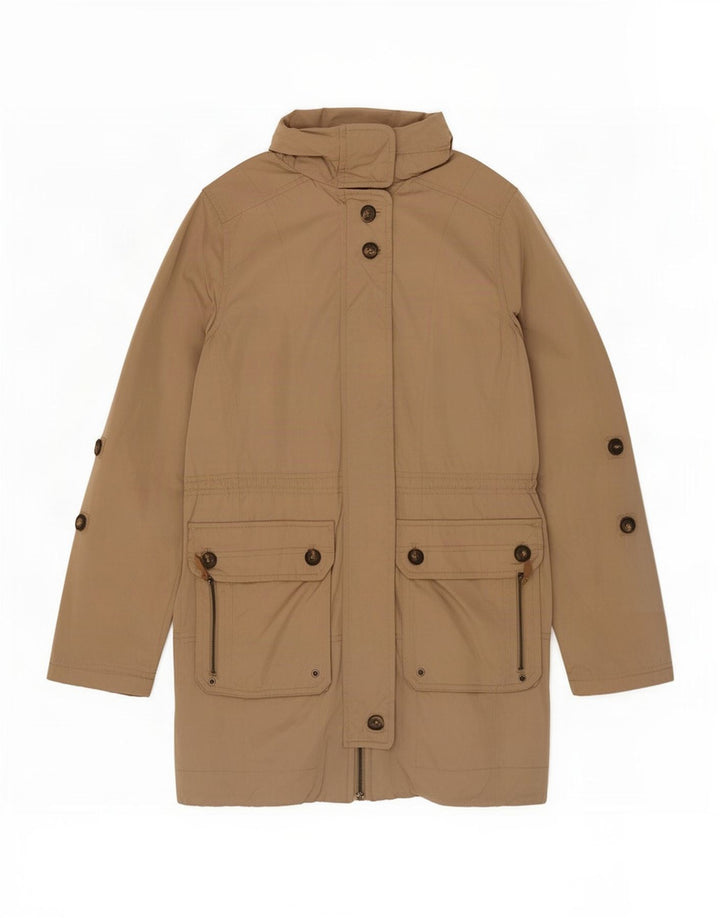 Giacca Parka con cappuccio da donna Massimo Dutti UK 12 Beige medio