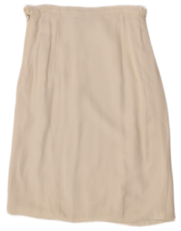 Gonna longuette da donna Max Mara W28 media bianco sporco