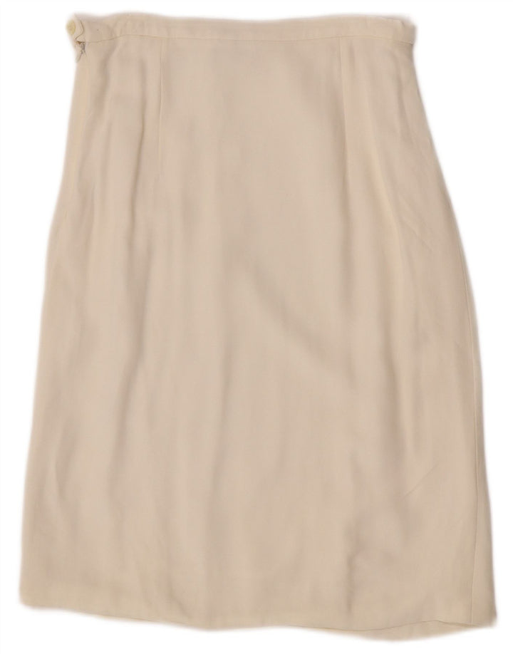Gonna longuette da donna Max Mara W28 media bianco sporco